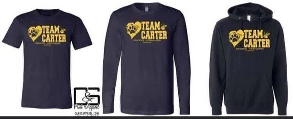 Custom design turned around quickly to support Carter Rubin while on The Voice