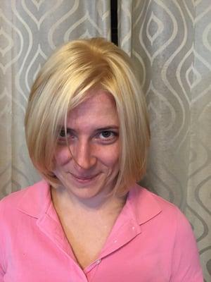 My Blonde hair by Tom @ Salon Maria