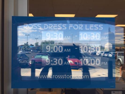 Store hours