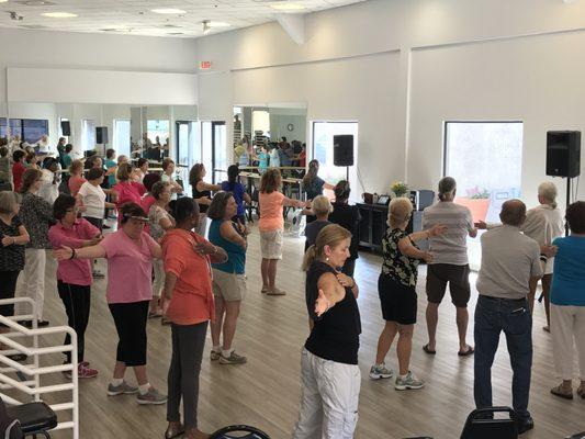 Fitness class in our Wellness Center