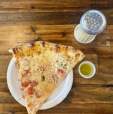 Slice of Margherita Pizza