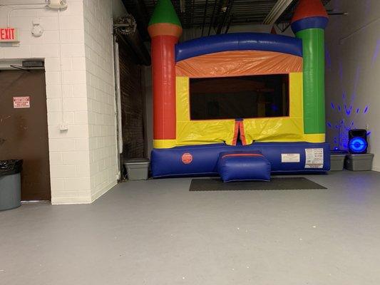 Cold bouncy area