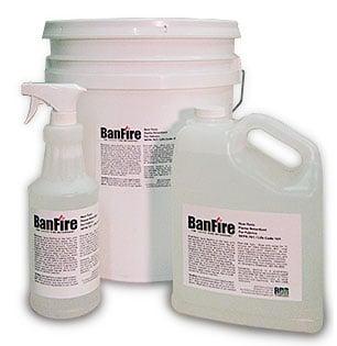 BanFire fire retardant spray for fabric