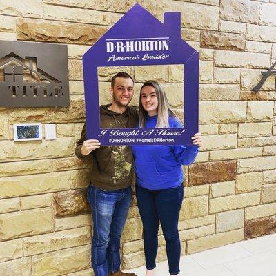 Happy client buying their first home!