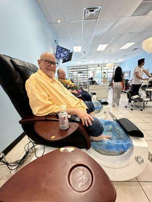 Guys love pedis!