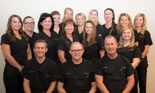 Dr. Leemaster, Dr. Williams, Dr. Spurgeon, and the great team at Smile Solutions.