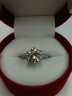 4.11 cts twt. Gorgeous! Created for Client