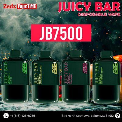 "Satisfy your vape cravings with Juicy Bar JB7500 Puffs at Zedz Vapetime Belton! 
.
.
.
#JuicyBar #JB7500Puffs #VapeLife #BeltonVapes #Z