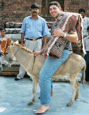 Owner David in India 2004