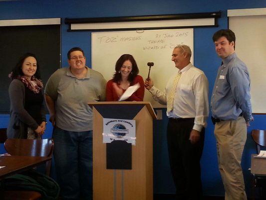 Club Officers Toastmasters a non profit educational organization promoting communications and leadership training