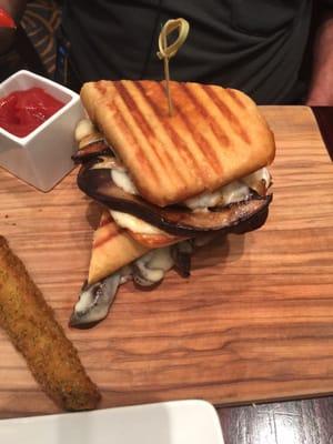 Portobello  mushroom sandwich