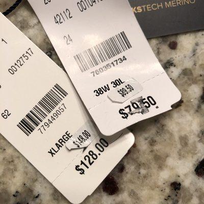 Staff used stickers to INCREASE prices prior to fake "sale"