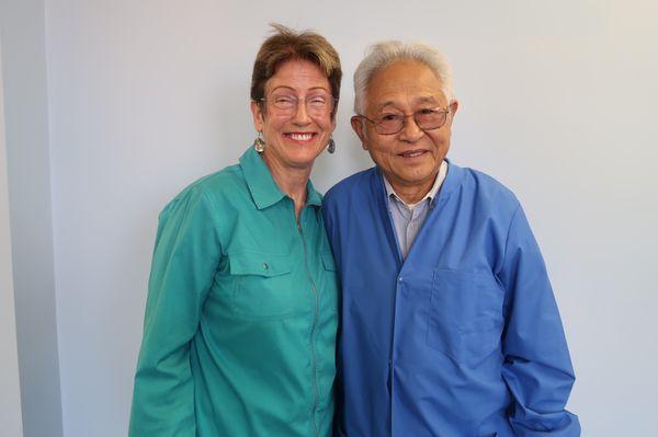 Dr. Abe and his wife Joni