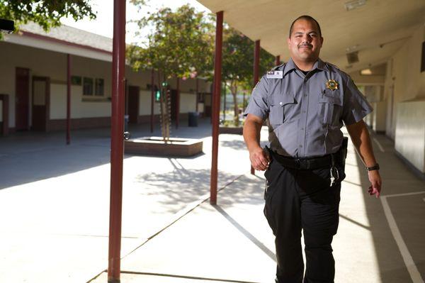 One of our best inspecting another Fresno Unified campus.