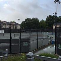 We have 9 courts available for tennis