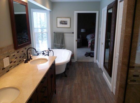 Master bath remodel