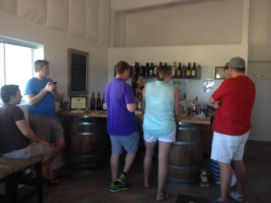 Tasting room.