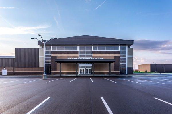 Front entrance to the auditorium