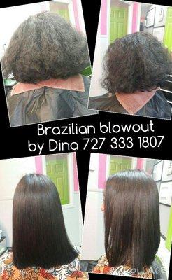 Come in and see one of our Brazilian blowout certified stylists.