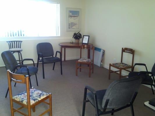 Group therapy area.