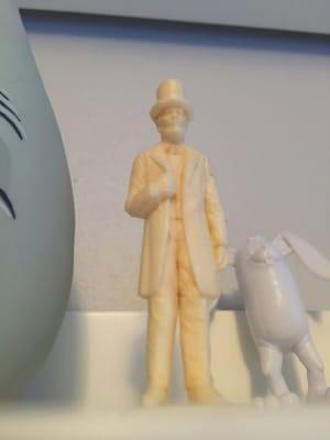 Vintage Marx plastic toy figurine of President Abraham Lincoln, purchased at ByGone Alley