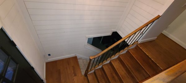 Shiplap and molding installations