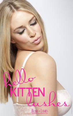 Kitten Lashes from Blush and Lashes
 A demi set of lashes that give you a flirty, cat-eyed look $75.