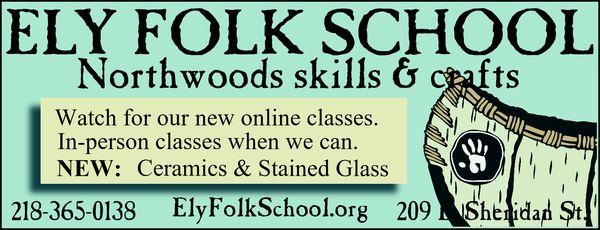 Ely Folk School ad