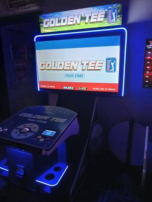 Golden Tee video golf game with 2024 courses and internet play