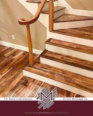 Tobacco Road Acacia Solid Hardwood Flooring Installation