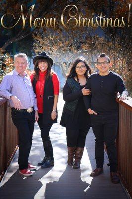 Bishop Brown and Pastor Aguirre with their wives