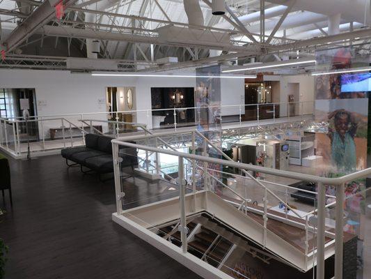 Showroom, from the second level