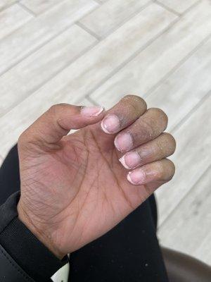 nails leaving the shop