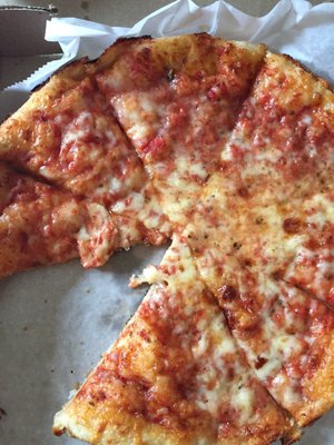 Small cheese pizza.