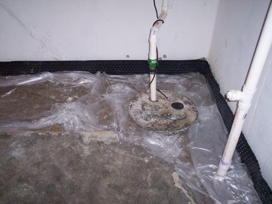 Sump pumps remove the water from a leaking basement.