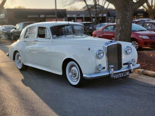 Sir Edward.  1957 Bentley limo