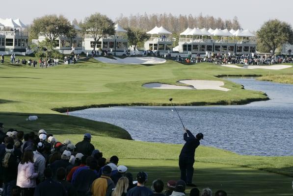 TPC Tampa Bay 18th Hole during Tournament