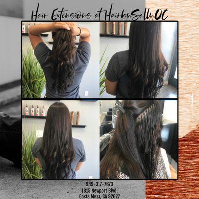 Hair Extensions Offered