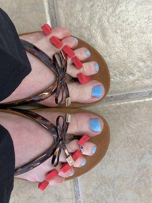 My pedicure