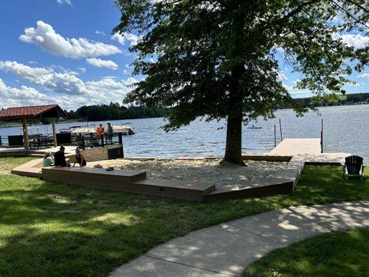 Sandbox by the lake!