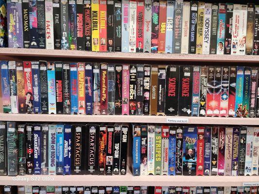 VHS's for days