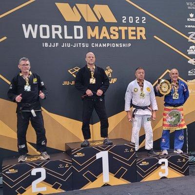 Head coach at Silverback Jiu-Jitsu - 2022 World Master champion!