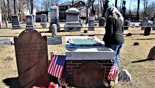 Grave of Abraham Woodhull, spy for George Washington