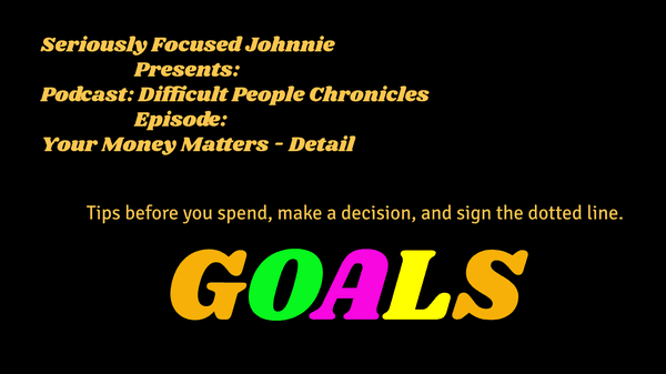 Do you need to work on your financial situation? 
 
 Need help?
 
 Schedule a session.
 
 Episode link: https://youtu.be/3Uwm8RUD23U