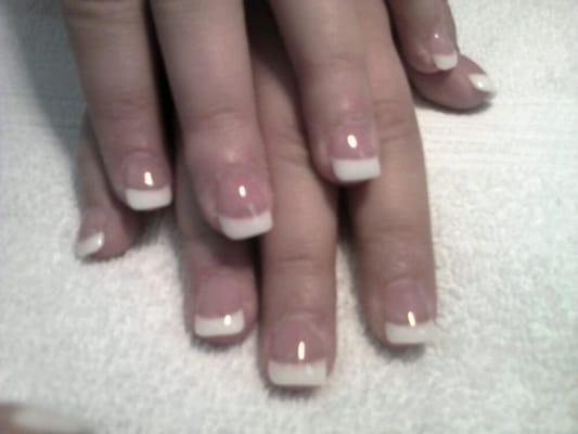 Sculptured pink and whites