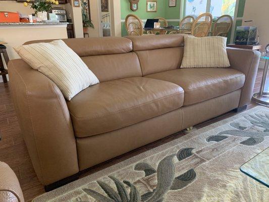 Love seat and couch
 917-743-8333