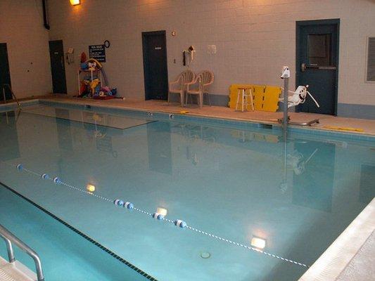 We have a therapeutic pool at our Roanoke office location that is great for kinds of different diagnoses