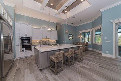 All 3/4" Plywood Cabinetry Maple Veneered with Painted Maple Doors.