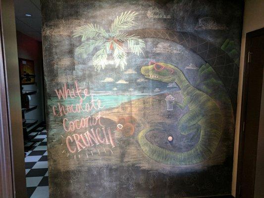 Can we talk about their chalk art? The local work is consistently impressive.