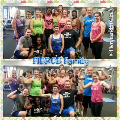 Some of the FIERCE family post workout